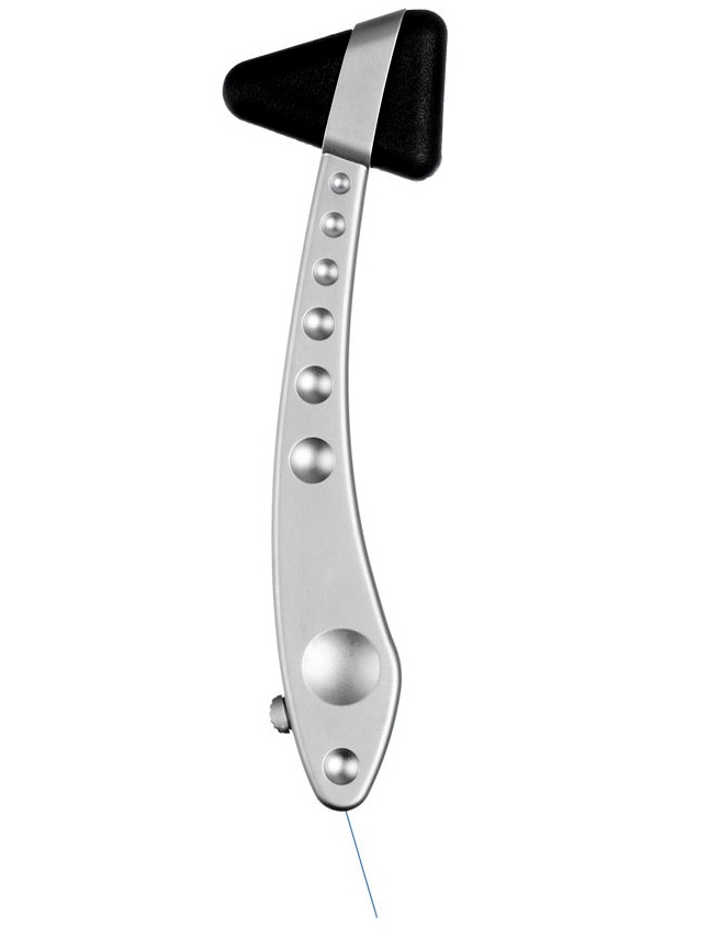 Taylor Reflex Hammer with retractable monofilament