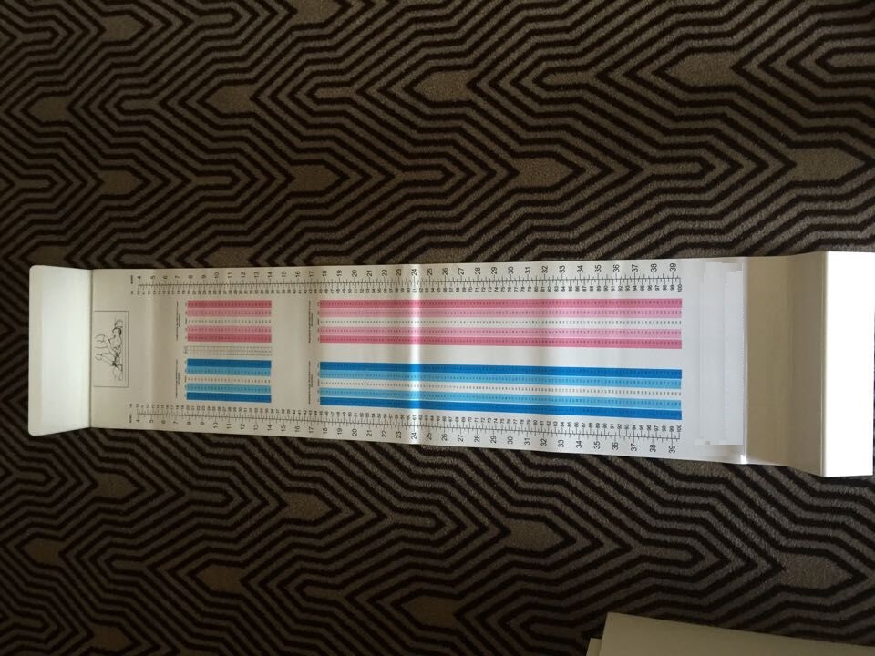 Baby height ruler tape COLOR