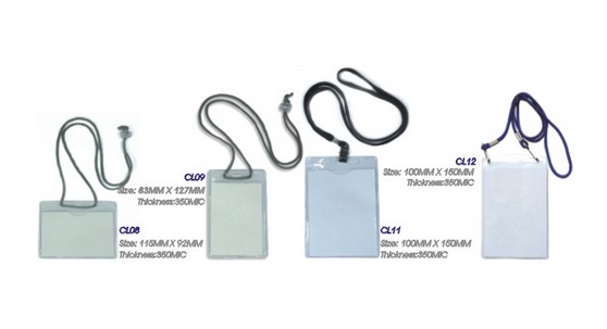 Exhibition Name Card Holder with neck strap
