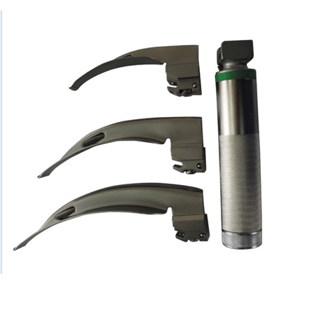 Fiber Optic Laryngoscope with Macintosh Blades