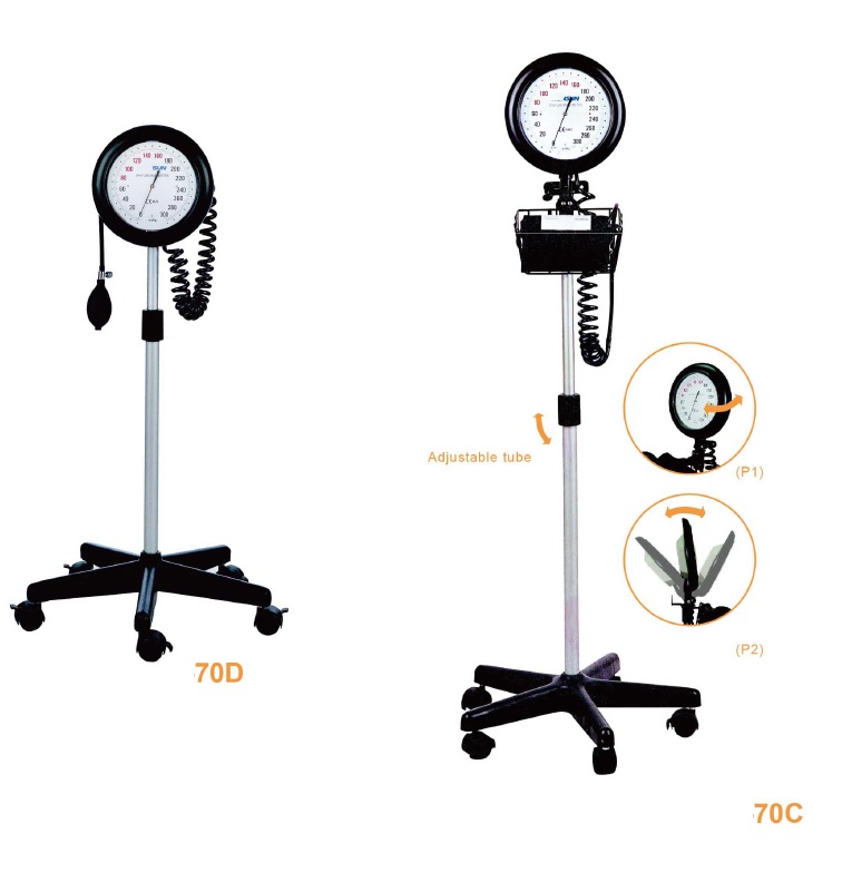 Floor Stand Mobile Aneroid Sphygmomanometer