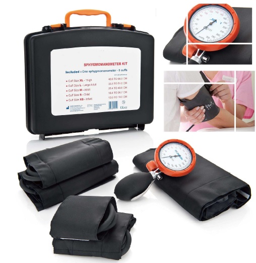 Deluxe Sphygmomanometer kit in Plastic box