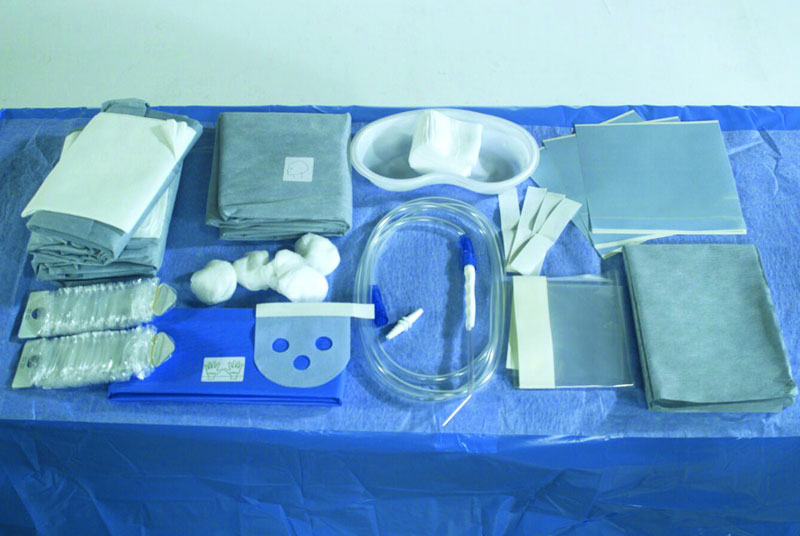 Reinforced angiography Surgical Pack