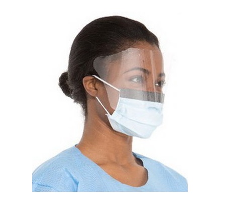 Protective Face Mask with Eye Shield