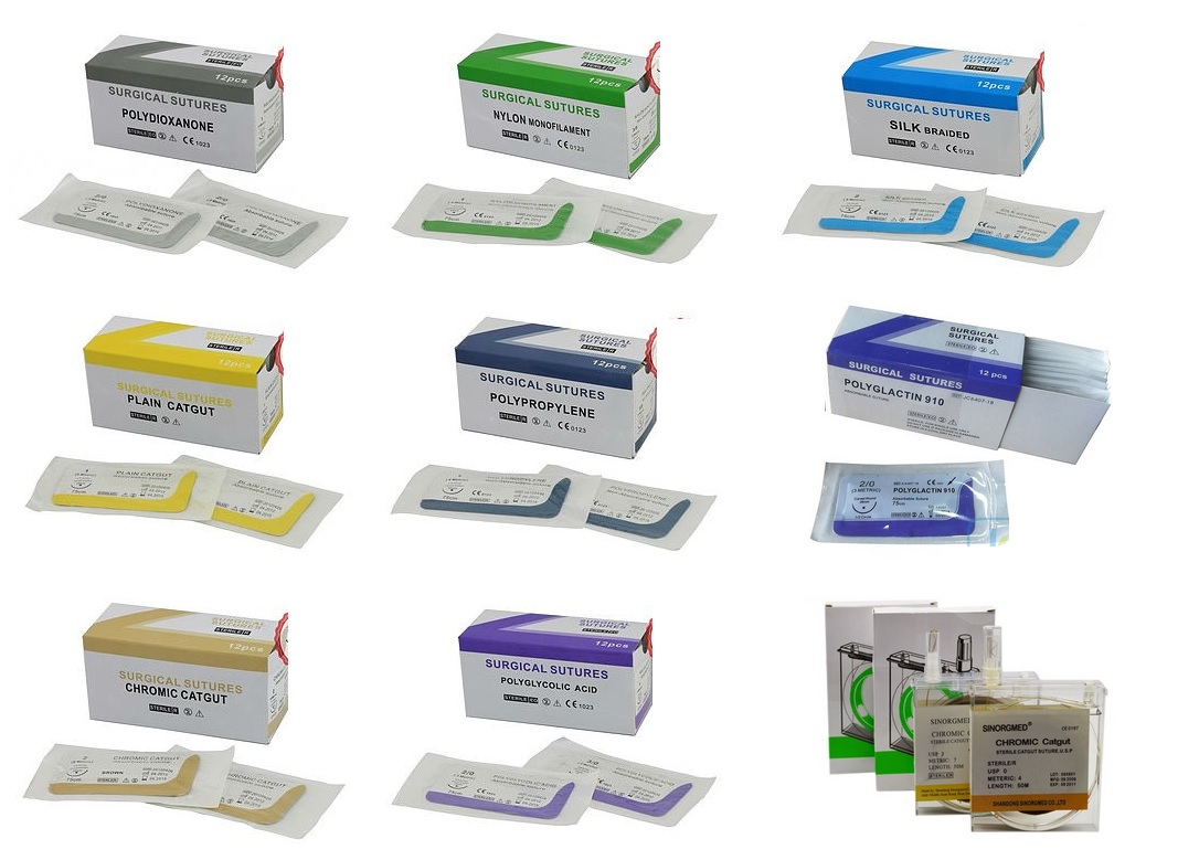 Sterile Surgical Suture with needle