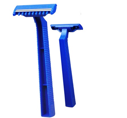 Stainless Steel Twin Blade Disposable Razor for Medical Use