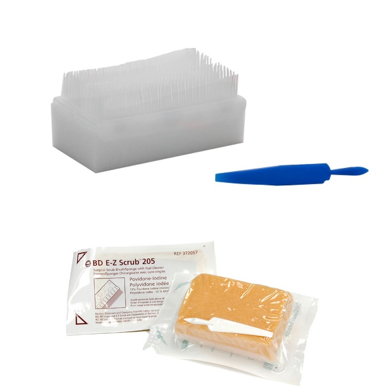 Soft Sponge Surgical Scrub with nail cleaner