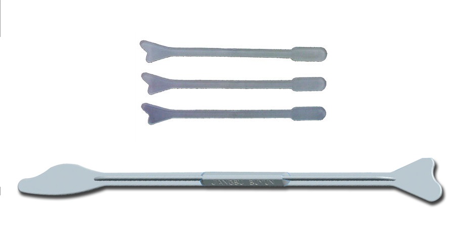 Plastic Gynecological cervical spatula