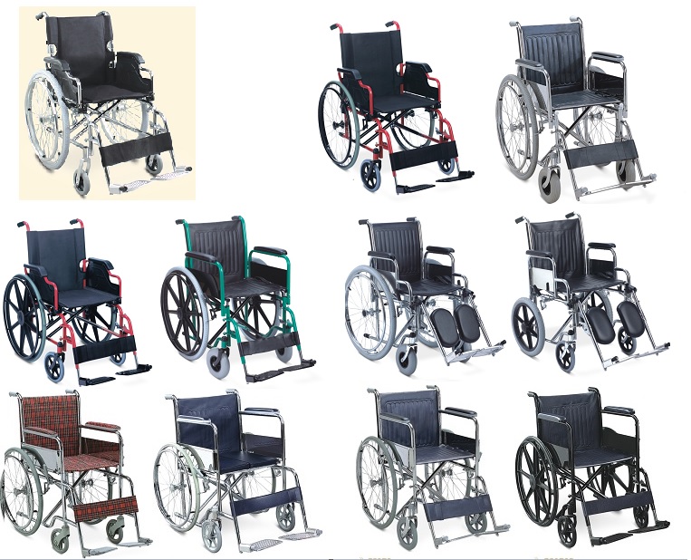 Manual Steel Wheelchair