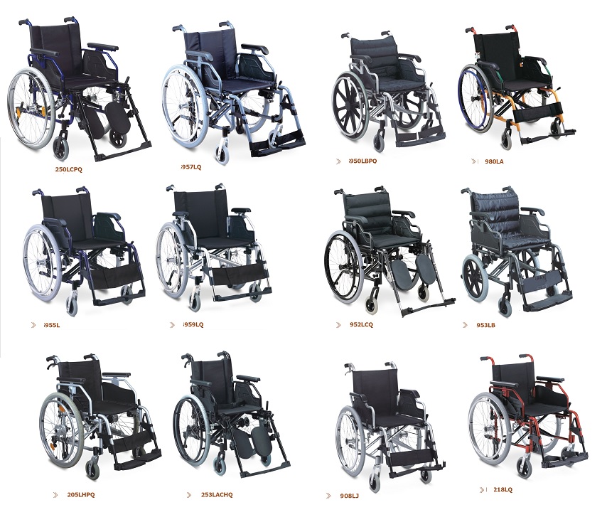 luxury Lighweight handicapped wheelchairs