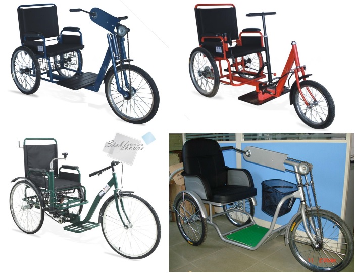 Manual Hand pedal tricycle wheelchair