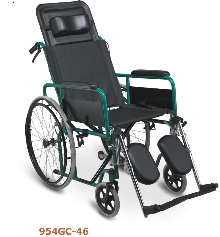 Power Coated Reclining manual wheelchairs