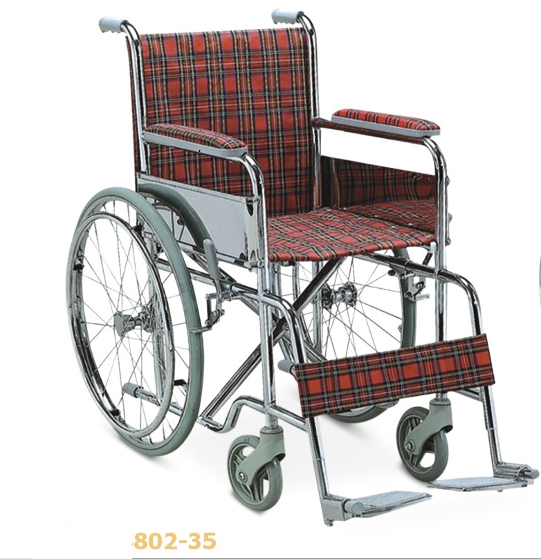 Chromed Steel Standard Children Wheelchair