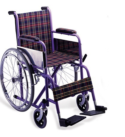 Power Coated Steel Child Wheelchair