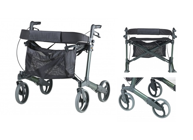 aluminum bariatric heavy duty rollator