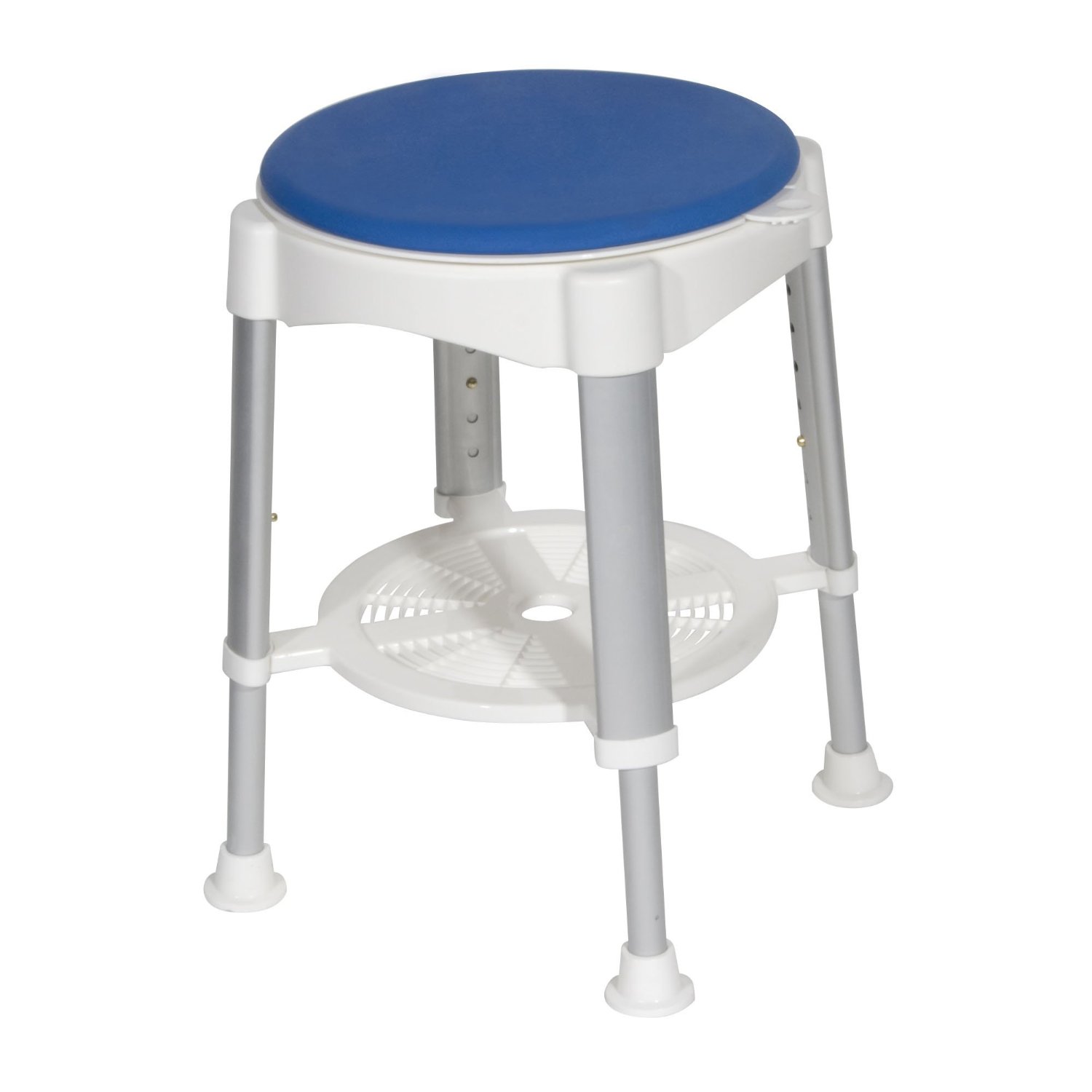 Medical Bath Stool With Padded Rotating Seat