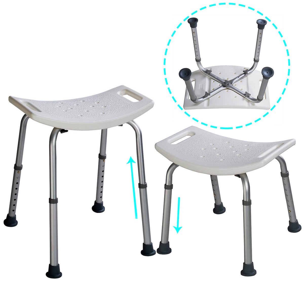 Height Adjustable Shower Chair