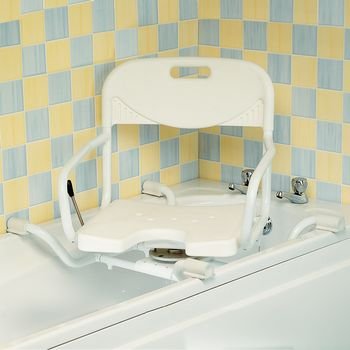 Width Adjustable Swiveling Bath Seat