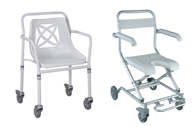 Mobile Shower Chair with wheels