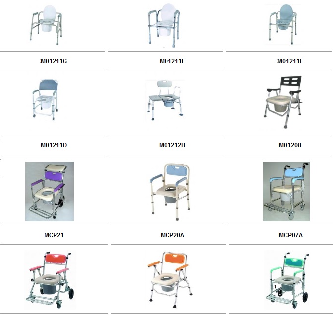 Folding Toilet Commode Chair