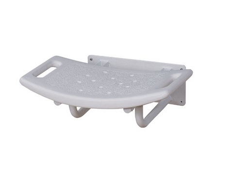 Wall mounted shower seat