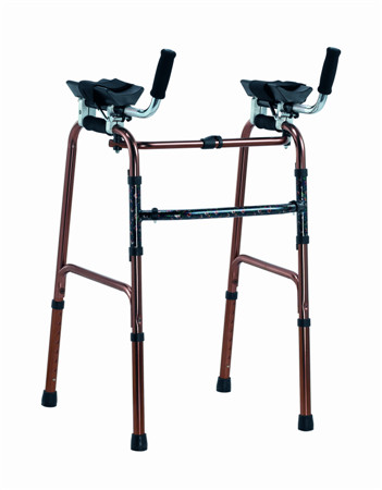 Forearm Folding walker with elbow holder