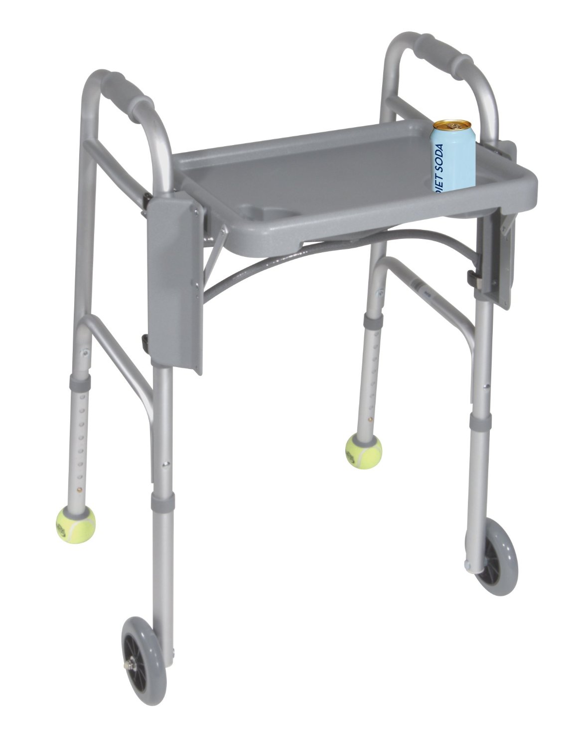 Aluminum Folding Walker with Tray