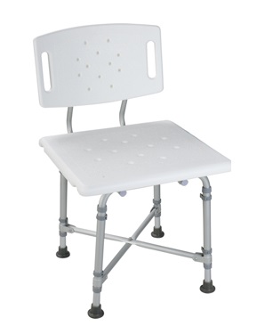 Heavy Duty Bath Chair with backrest