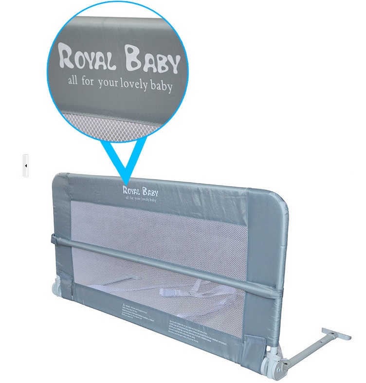 Foldable Secure Children Crib Bed Side Rail