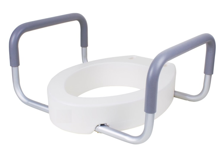 Toilet Seat Elevator with Handles for Elongated Toilets