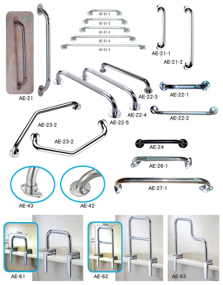 Disabled Mounting Bathroom Grab Bar