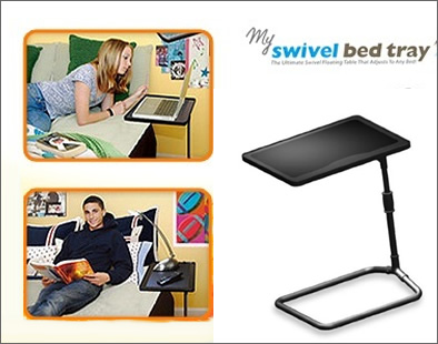 Adjustable Swivel Overbed Table