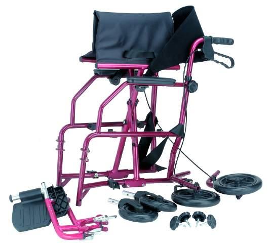 Foldable steel wheelchair with quick release wheels