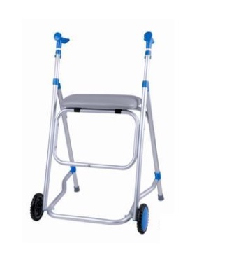 2 wheels Walking Aid Cart with seat