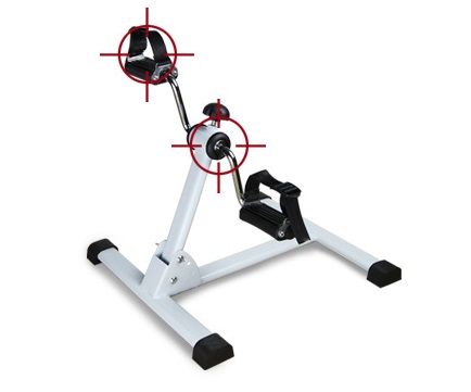 Portable Arm Leg Mini Fold Pedal Exercise Machine