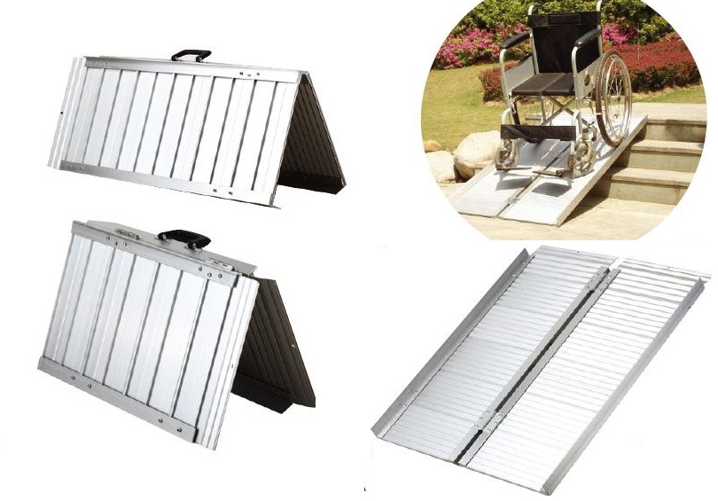 Aluminum Portable Folding Wheelchair Ramp