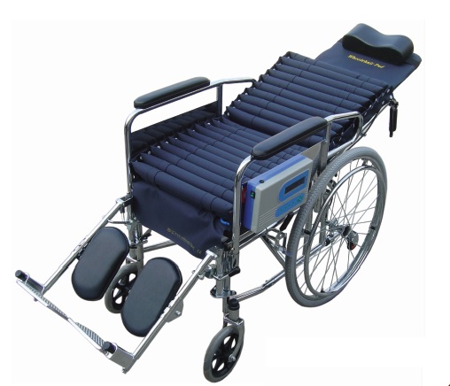 battery powered alternating pressure wheelchair air cushion