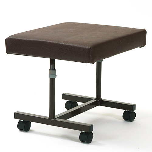 Wheeled Padded Adjustable Leg Rest