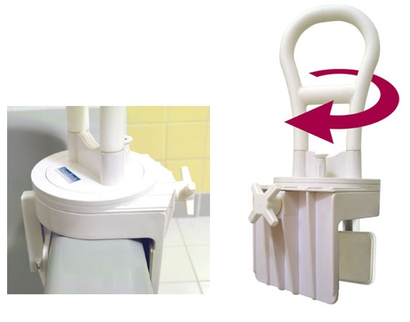 Swivel Rotating bath Safety rail