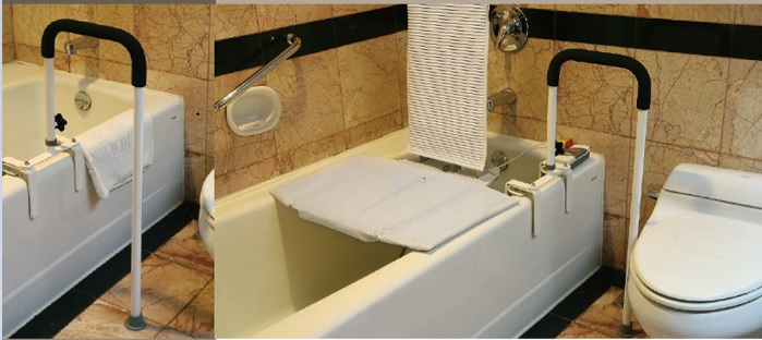 Adjustable Safety Bath tub rail