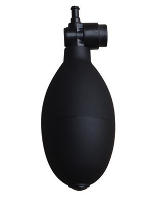 Inflation Bulb with plastic push-button air release valve