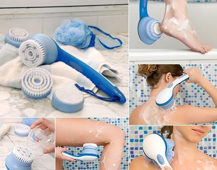 Battery powered  Spin Spa Bath Shower Brush