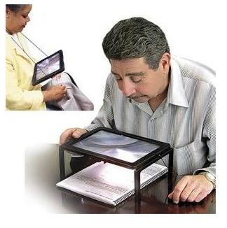 LED Lighted Foldable Magnifying glass in Vision Care