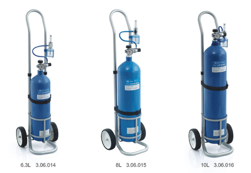 medical oxygen Cylinder with trolley