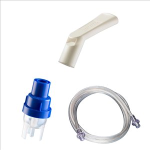 Disposable nebulizer kit with mouthpiece