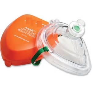Rescue Pocket CPR mask wth hard case