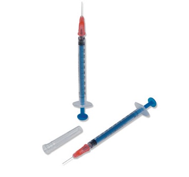 1ml disposable sterile tuberculin syringe