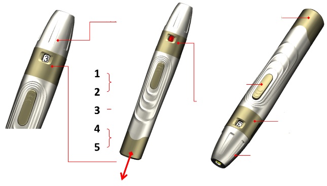 Adjustable Accurate Blood Lancing Devices