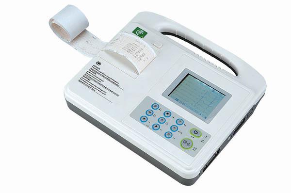 Single channel portable ECG Machine