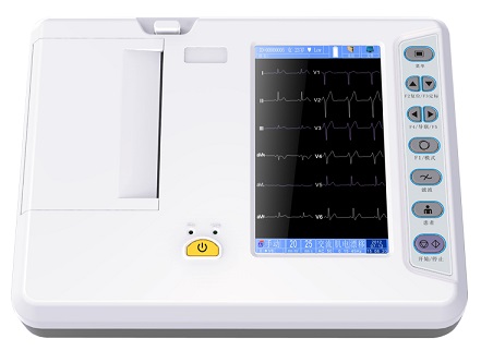 Six channel Electrocardiograph with Optional languages